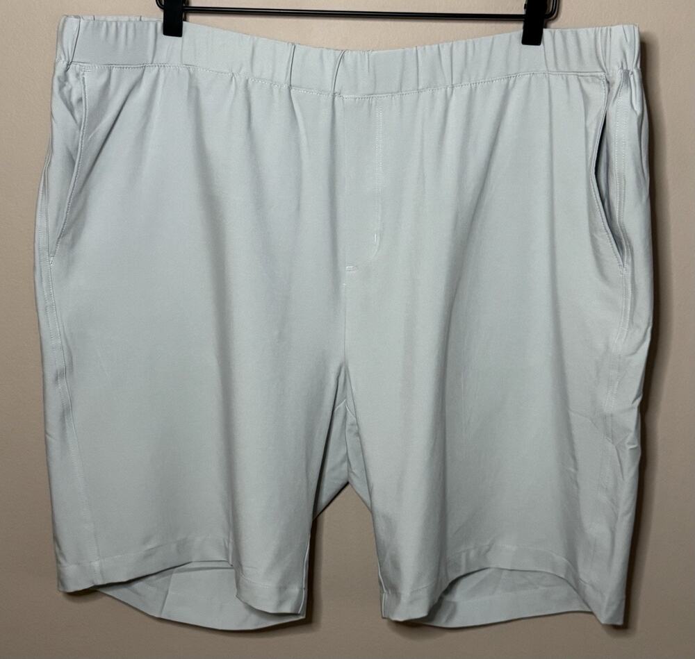Greg Norman Shorts Mens 2XL Grey All Day Comfort Bottoms Drawstring